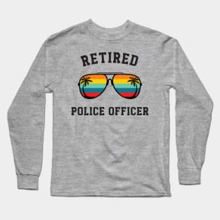 Police Officer Retirement Gift Long Sleeve T-Shirt